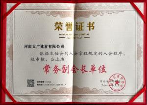 2018~2019荣获常务副会长单位